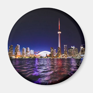 Toronto Skyline at Night Magnet