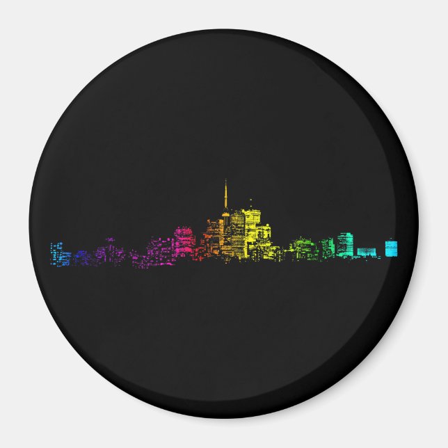 Toronto Skyline Gradient Magnet (Front)
