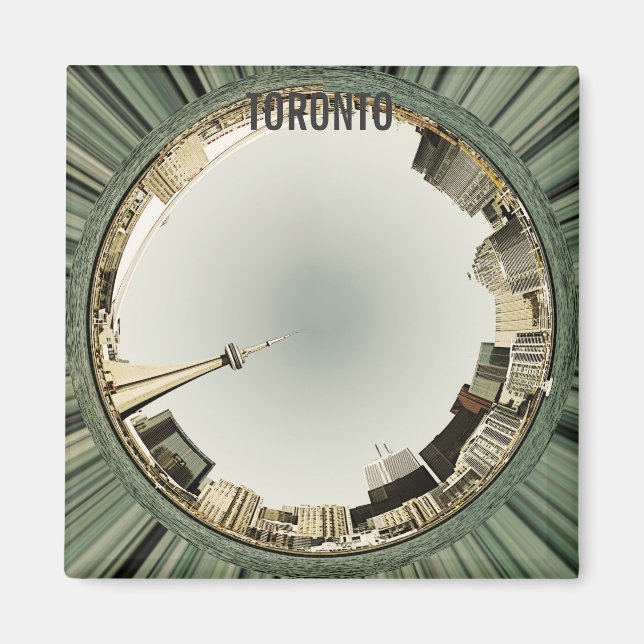 Toronto skyline magnet (Front)