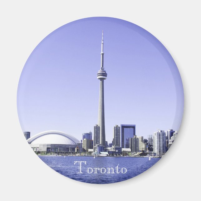 Toronto skyline magnet (Front)