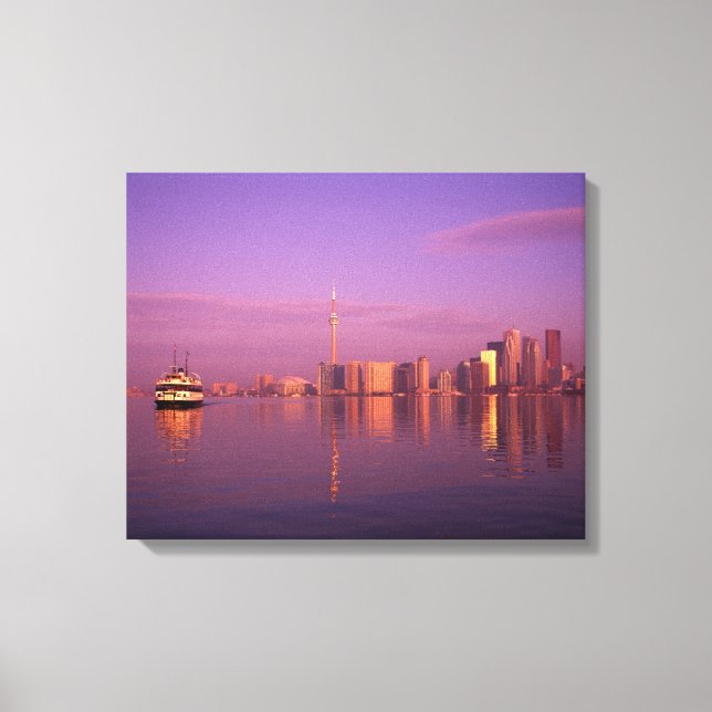 Toronto Skyline, Ontario, Canada Canvas Print (Front)