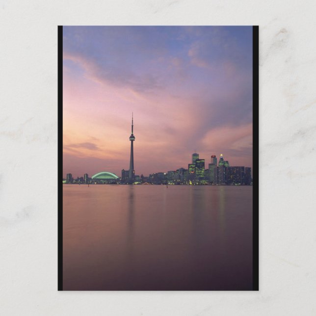 Toronto Skyline Portrait Postcard (Front)