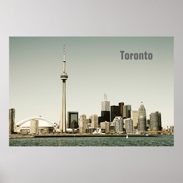 Toronto skyline poster (Front)