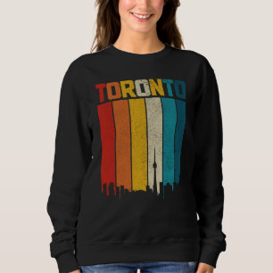 Toronto Skyline Pride Vintage Retro Ontario Canada Sweatshirt