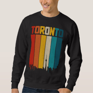 Toronto Skyline Pride Vintage Retro Ontario Canada Sweatshirt