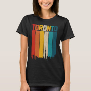 Toronto Skyline Pride Vintage Retro Ontario Canada T-Shirt