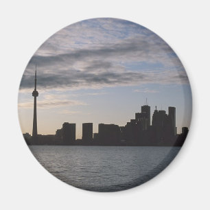 Toronto Skyline Silhouette Magnet