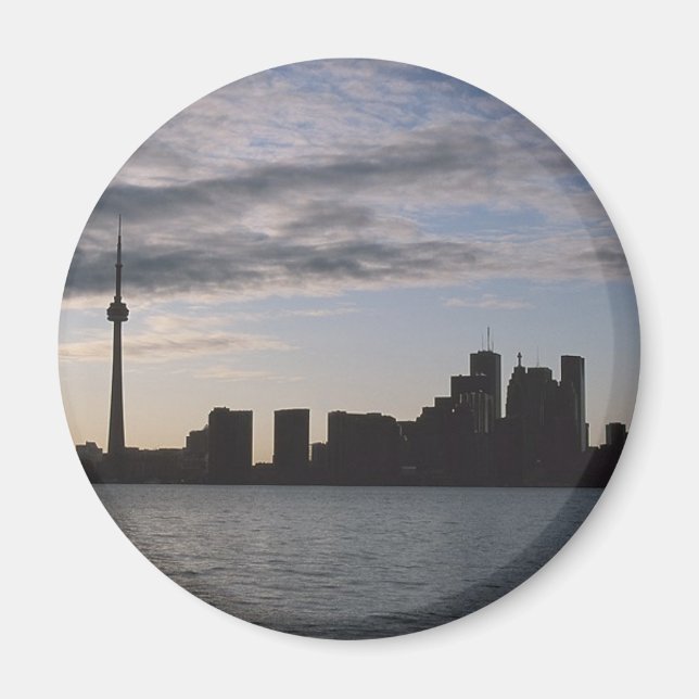 Toronto Skyline Silhouette Magnet (Front)