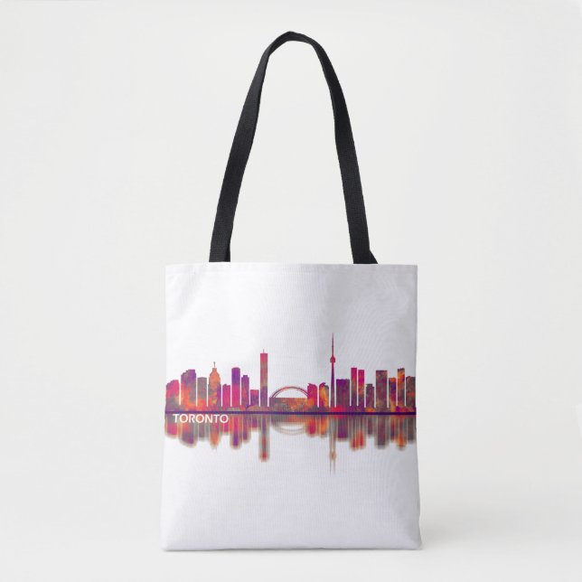 Toronto Skyline Tote Bag (Front)