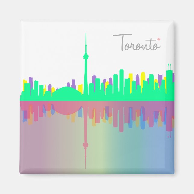 Toronto Skyline v2 Magnet (Front)