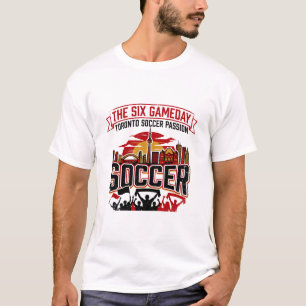 Toronto Soccer Gameday Passion City Skyline T-Shirt