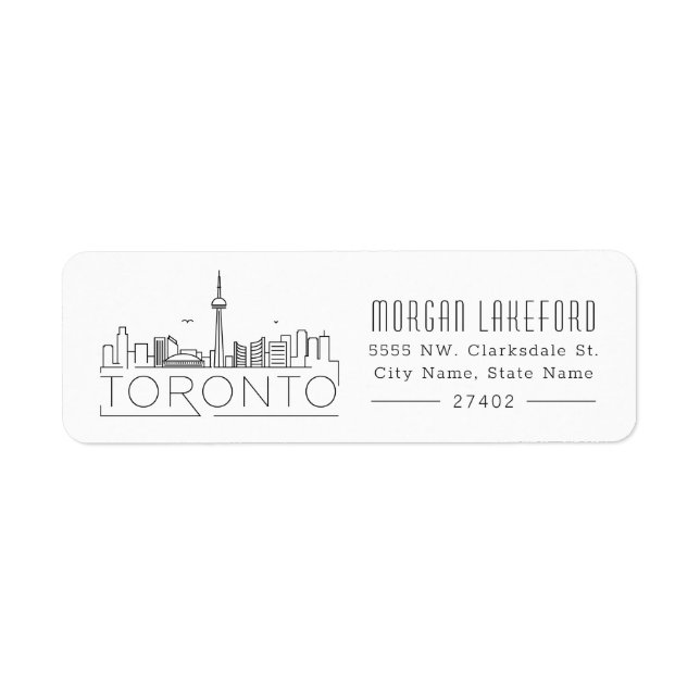 Toronto Stylised Skyline | (Front)
