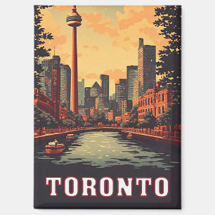 Toronto Waterfront and CN Tower Skyline Magnet