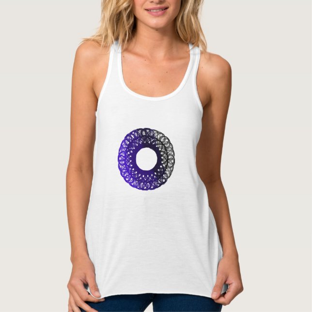 Torpam purple black tank (Front)