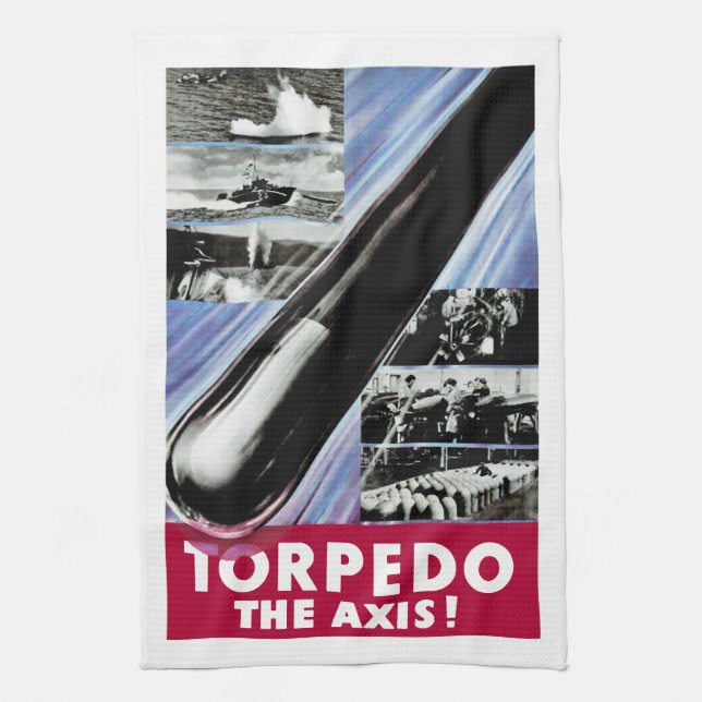 Torpedo The Axis Tea Towel (Vertical)