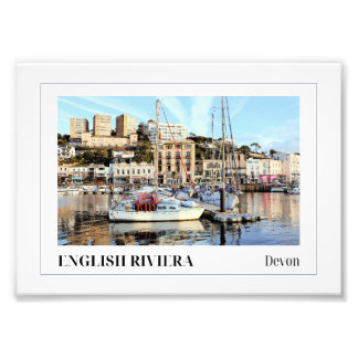 Torquay Marina, English Riviera, Devon Photo Print