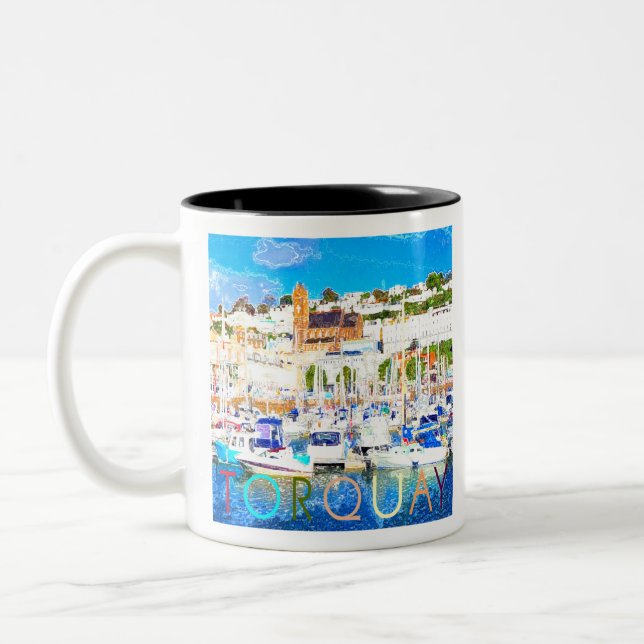 Torquay Two-Tone Coffee Mug (Left)