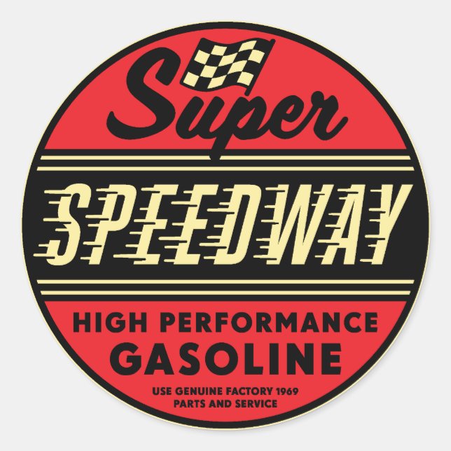 Torque Brothers 00201 Classic Round Sticker (Front)