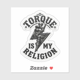 Torque Is My Religion Biker Decal