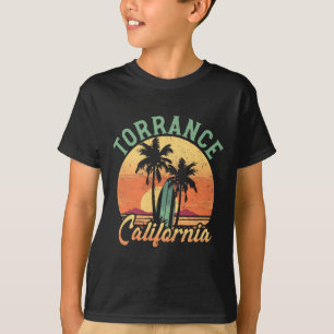 Torrance California Retro Surfer Vintage Beach T-Shirt