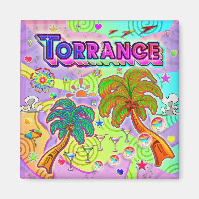 Torrance Vacation Target Magnet (Front)