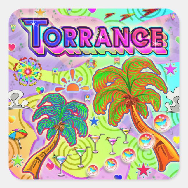 Torrance Vacation Target Sticker (Front)