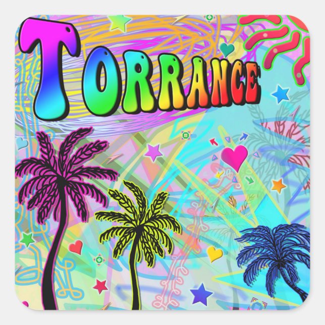 Torrance Vivid Romance Sticker (Front)