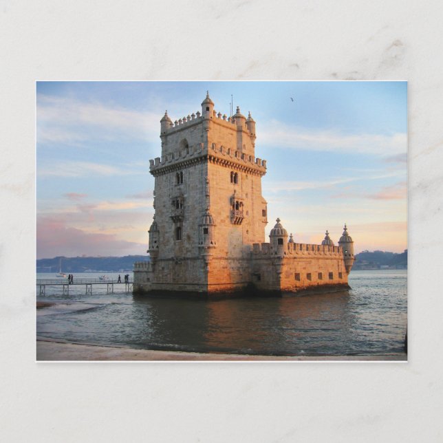 Torre de Belém - Belem Tower portugal Postcard (Front)