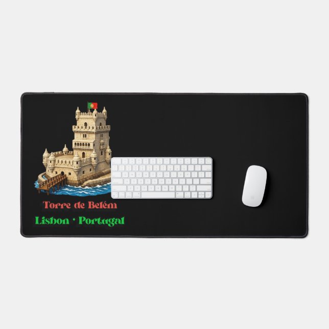 Torre De Belem Desk Mat (Keyboard & Mouse)