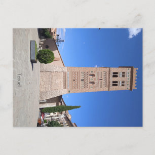 Torre Mudejón, Teruel Postcard