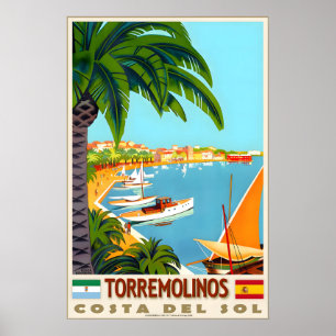 Torremolinos Costa Del Sol Mediterranean Spain Poster