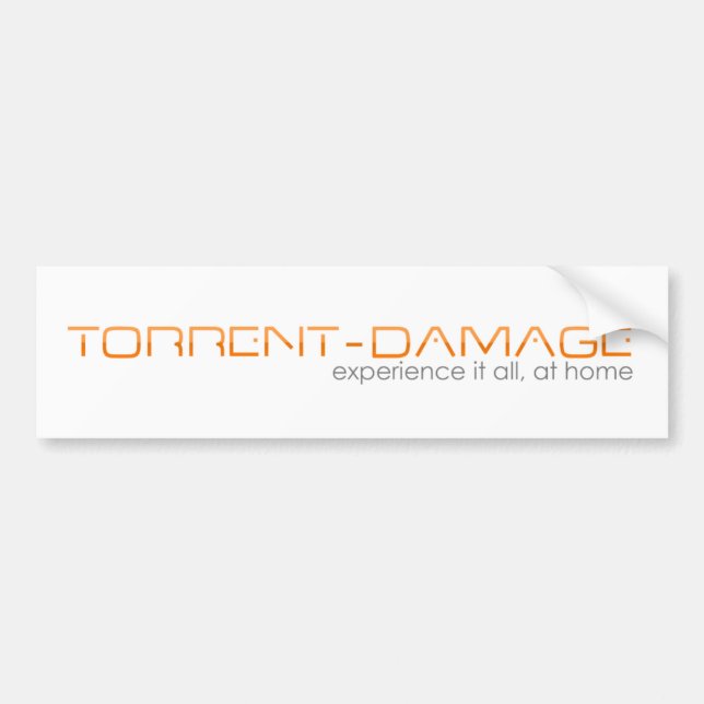 Torrent-Damage Bumper sticker (Front)