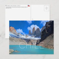 Torres Del Paine, Chile Travel Postcard