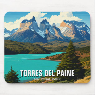 Torres Del Paine National Park Chile Mouse Pad