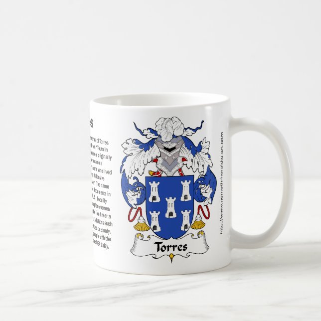 Torres Family Crest Mug (Right)
