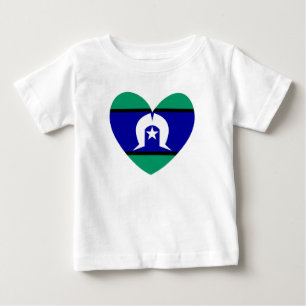 Torres Strait Islanders heart Baby T-Shirt