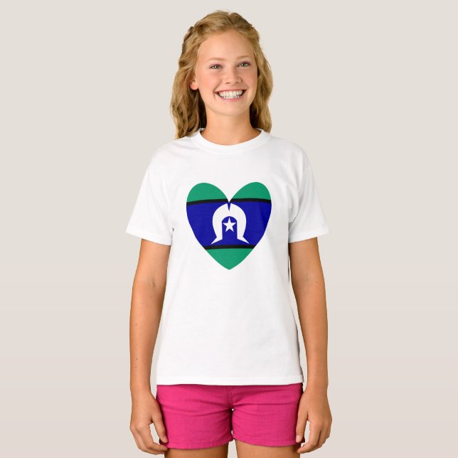 Torres Strait Islanders heart T-Shirt (Front Full)