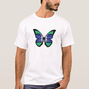 Torres Strait Islands Butterfly Flag T-Shirt