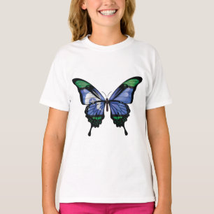 Torres Strait Islands Swallowtail Butterfly Flag T-Shirt