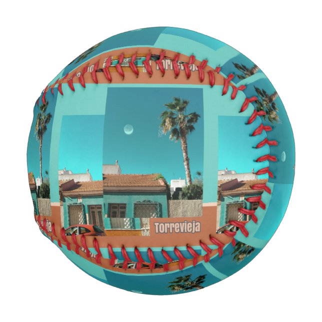 Torrevieja in Orange and Turqoise Baseball (Back Left)