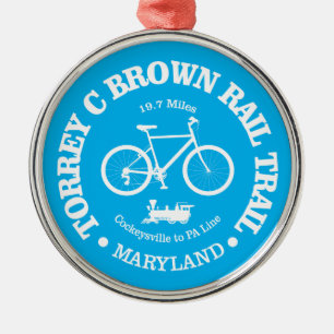 Torrey C Brown Rail Trail (cycling) Metal Tree Decoration