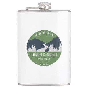 Torrey C. Brown Rail Trail Maryland Hip Flask