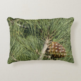 Torrey Pine Closeup California Botanical Decorative Cushion
