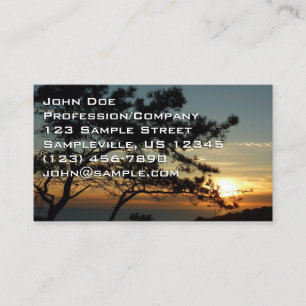 Torrey Pine Sunset I California Landscape Business Card