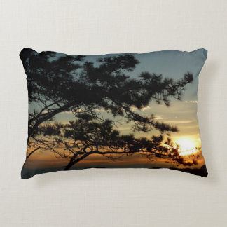 Torrey Pine Sunset I California Landscape Decorative Cushion