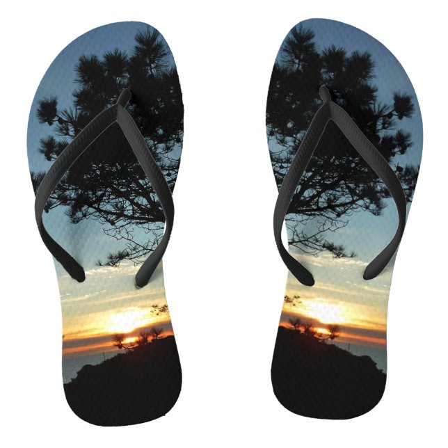 Torrey Pine Sunset III California Landscape Jandals (Footbed)