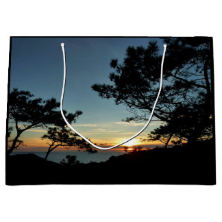Torrey Pine Sunset III California Landscape Large Gift Bag