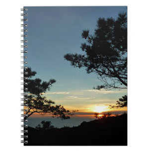 Torrey Pine Sunset III California Landscape Notebook