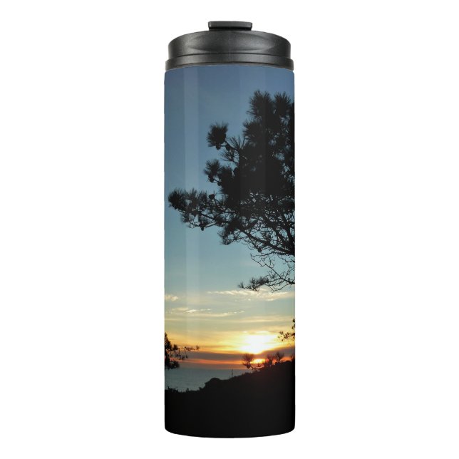 Torrey Pine Sunset III California Landscape Thermal Tumbler (Front)