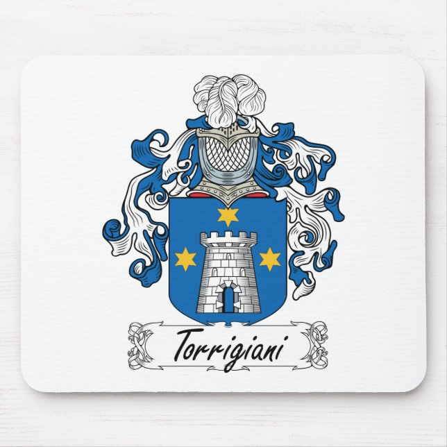 Torrigiani Family Crest Mouse Pad (Front)